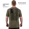 Gymreapers Valor Moisture Wicking T-Shirts for Men – Short Sleeve Workout Gym Shirts – Running Athletic Tees & Dry Fit Tshirt(Military Green)