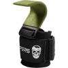 Gymreapers Weight Lifting Hooks (Pair), Heavy Duty Power Wrist Straps Hand Grip Support For Deadlifts, Pull Ups, Shrugs – Gym Gloves For Men and Women(OD Green)