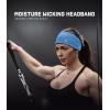 Gymreapers Workout Headbands for Men & Women-Comfortable Sweat Absorbing Band to Keep Hair Back During Running Sports Gym Cycling and Outdoor Activities(Azure)