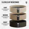 Hip Bands for Booty Workouts | Non Slip Fabric Band Set with 3 Levels – Resistance Bands for Legs & Hip – for Men & Women(Nude)