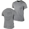 Gymreapers American Reaper Moisture Wicking T-Shirts for Men – Workout Gym Shirts – Running Athletic Tees & Dry Fit Tshirt(Gray)