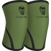 Gymreapers Elbow Sleeves for Weightlifting Powerlifting and Bench Press Support and Compression for Tendonitis Pain Relief 5mm Neoprene Training Gear for Men and Women(Military Green/Black)