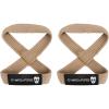Gymreapers Figure 8 Lifting Straps For Deadlift, Powerlifting, Strongman, & Cross Training Strong Weightlifting Wrist Straps For Men, Women(Khaki)