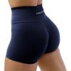 Gymreapers Halo Seamless Shorts for Women – Squat Proof High Waisted Glute Scrunch, Quick Drying Biker, Yoga Running Gym(Cobalt)