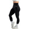 Gymreapers Infinity Seamless Workout Leggings for Women High Waist Seamless Leggings for Exercise Running Active Yoga Pants(Black Marl)