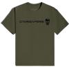 Gymreapers Moisture Wicking Short Sleeve T-Shirt for Men – Crew Neck Workout Shirts – Casual Gym Cotton Everyday Tee(Ranger Green/Black)