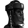 Gymreapers Neck Harness Weight Lifting – Neck Trainer Workout Equipment – Heavy Duty Stainless Steel Chain, Adjustable Neoprene Head Strap, Exercise Equipment for Strength & Pain Relief(Black)