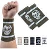 Gymreapers Sweat-Wicking Wrist Sweatbands – Breathable Cotton-Blend Athletic Wristbands for Gym, Tennis, Basketball, Running – Non-Slip, Durable Workout & Training Gear(OD Green)