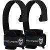 Gymreapers Weight Lifting Straps With Dowel – Wrist Straps for Weightlifting – Workout Deadlift Wrist Weights – Reinforced Stitching & Padded Fit Gym Accessories for Strength & Gym Hand Grip(Black)