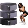 Hip Bands for Booty Workouts | Non Slip Fabric Band Set with 3 Levels – Resistance Bands for Legs & Hip – for Men & Women(Purple)