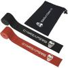 Floss Muscle Bands for Recovery & Flossing Sore Muscles and Increasing Mobility – Compression Stretch Band Pair with Carrying Case(Black/Red Pair)
