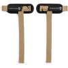 Gymreapers GripLink Lifting Straps – Heavy Duty D-Ring Weight Lifting Wrist Straps with Anti-Slip Silicone Grip Beads, Cushioned & Adjustable Support for Deadlifts, Powerlifting, Cable Machines & Gym Training(Desert Sand)