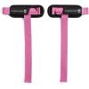 Gymreapers GripLink Lifting Straps – Heavy Duty D-Ring Weight Lifting Wrist Straps with Anti-Slip Silicone Grip Beads, Cushioned & Adjustable Support for Deadlifts, Powerlifting, Cable Machines & Gym Training(Pink)