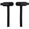 Gymreapers GripLink Lifting Straps – Heavy Duty D-Ring Weight Lifting Wrist Straps with Anti-Slip Silicone Grip Beads, Cushioned & Adjustable Support for Deadlifts, Powerlifting, Cable Machines & Gym Training(Black/Black)