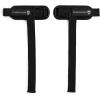 Gymreapers GripLink Lifting Straps – Heavy Duty D-Ring Weight Lifting Wrist Straps with Anti-Slip Silicone Grip Beads, Cushioned & Adjustable Support for Deadlifts, Powerlifting, Cable Machines & Gym Training(Black/White)