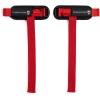 Gymreapers GripLink Lifting Straps – Heavy Duty D-Ring Weight Lifting Wrist Straps with Anti-Slip Silicone Grip Beads, Cushioned & Adjustable Support for Deadlifts, Powerlifting, Cable Machines & Gym Training(Red)