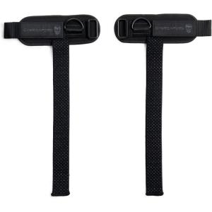 Gymreapers GripLink Lifting Straps – Heavy Duty D-Ring Weight Lifting Wrist Straps with Anti-Slip Silicone Grip Beads, Cushioned & Adjustable Support for Deadlifts, Powerlifting, Cable Machines & Gym Training(Black/Black)