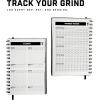 Gymreapers Workout Journal – Daily Exercise Journal for Men & Women – Gym Tracker & Wellness Planner, Goal & Progress Tracker for Weight Loss & Strength Training