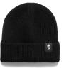 Gymreapers Beanie Winter Hats for Women & Men | Unisex Acrylic Ribbed Knit, Cuffed Skull Cap | Stocking Warm Hats for Men(Black)
