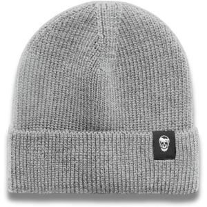 Gymreapers Beanie Winter Hats for Women & Men | Unisex Acrylic Ribbed Knit, Cuffed Skull Cap | Stocking Warm Hats for Men(Gray)