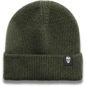 Gymreapers Beanie Winter Hats for Women & Men | Unisex Acrylic Ribbed Knit, Cuffed Skull Cap | Stocking Warm Hats for Men(Green)