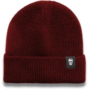 Gymreapers Beanie Winter Hats for Women & Men | Unisex Acrylic Ribbed Knit, Cuffed Skull Cap | Stocking Warm Hats for Men(Maroon)