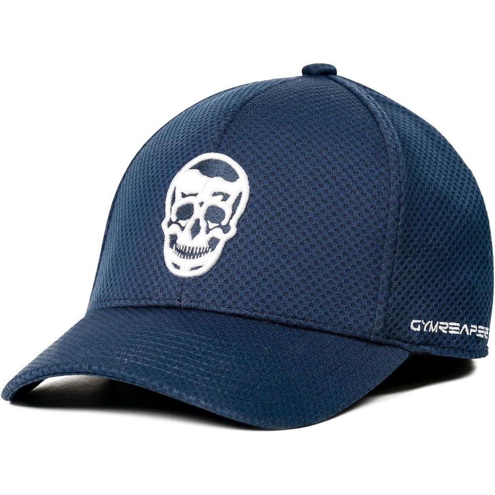 imageGymreapers Baseball Hats and Caps for Men Fitted Hats for Running Workout Gym ampamp Outdoor Sports Moisture Wicking Adapt CapNavy