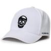 Gymreapers Baseball Hats and Caps for Men| Fitted Hats for Running, Workout, Gym & Outdoor Sports| Moisture Wicking Adapt Cap(White)