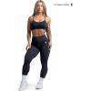 Gymreapers Seamless Sports Bra for Women – Wireless Compression Padded Supportive Bras for Gym, Yoga, & Fitness(Graphite)