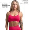 Gymreapers Seamless Sports Bra for Women – Wireless Compression Padded Supportive Bras for Gym, Yoga, & Fitness(Miami)