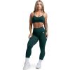 Gymreapers Seamless Sports Bra for Women – Wireless Compression Padded Supportive Bras for Gym, Yoga, & Fitness(Reef)