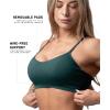 Gymreapers Seamless Sports Bra for Women – Wireless Compression Padded Supportive Bras for Gym, Yoga, & Fitness(Reef)