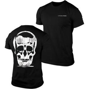 Gymreapers Skull Moisture Wicking T-Shirts for Men – Short Sleeve Workout Gym Shirts – Running Athletic Tees & Dry Fit Tshirt(Ripstop)
