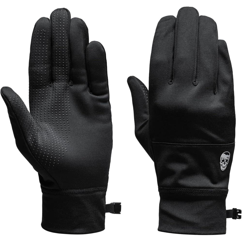 imageGymreapers Styda Running Gloves for Men amp Women Lightweight Touch Screen Sensitive Thermal Warm for Cold Weather Cycling Biking Training Running Outdoor Sports amp WorkoutsBlack
