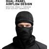 Gymreapers Stryda Balaclava Ski Mask for Men & Women – Warm Face Mask Shiesty for Cold Weather, Skiing, Motorcycling & Snowboarding Black