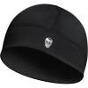 Gymreapers Stryda Skull Cap for Men & Women – Lightweight Breathable Helmet Liner Beanie Hat for Cold Weather, Cycling, Running, Outdoor Sports, Motorcycle & Workouts Black