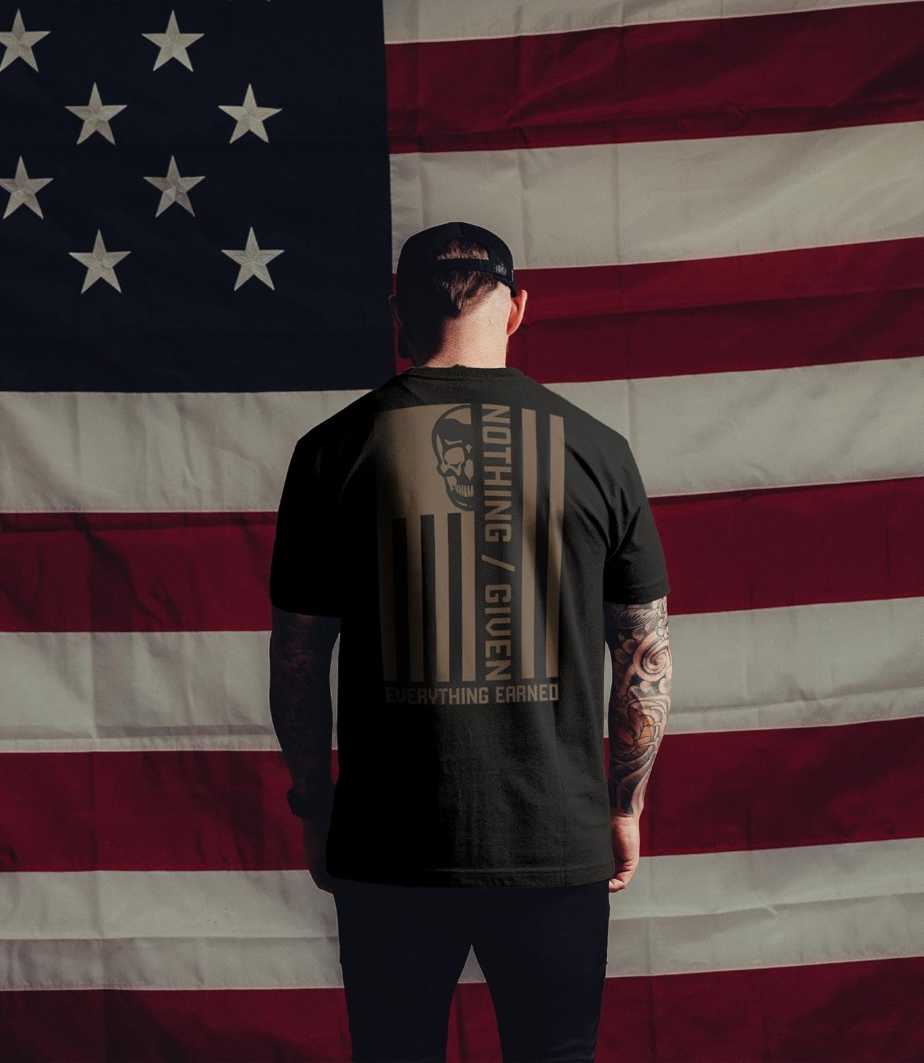 image:imageGymreapers Valor Moisture Wicking TShirts for Men Short Sleeve Workout Gym Shirts Running Athletic Tees amp Dry Fit TshirtBlackKhaki