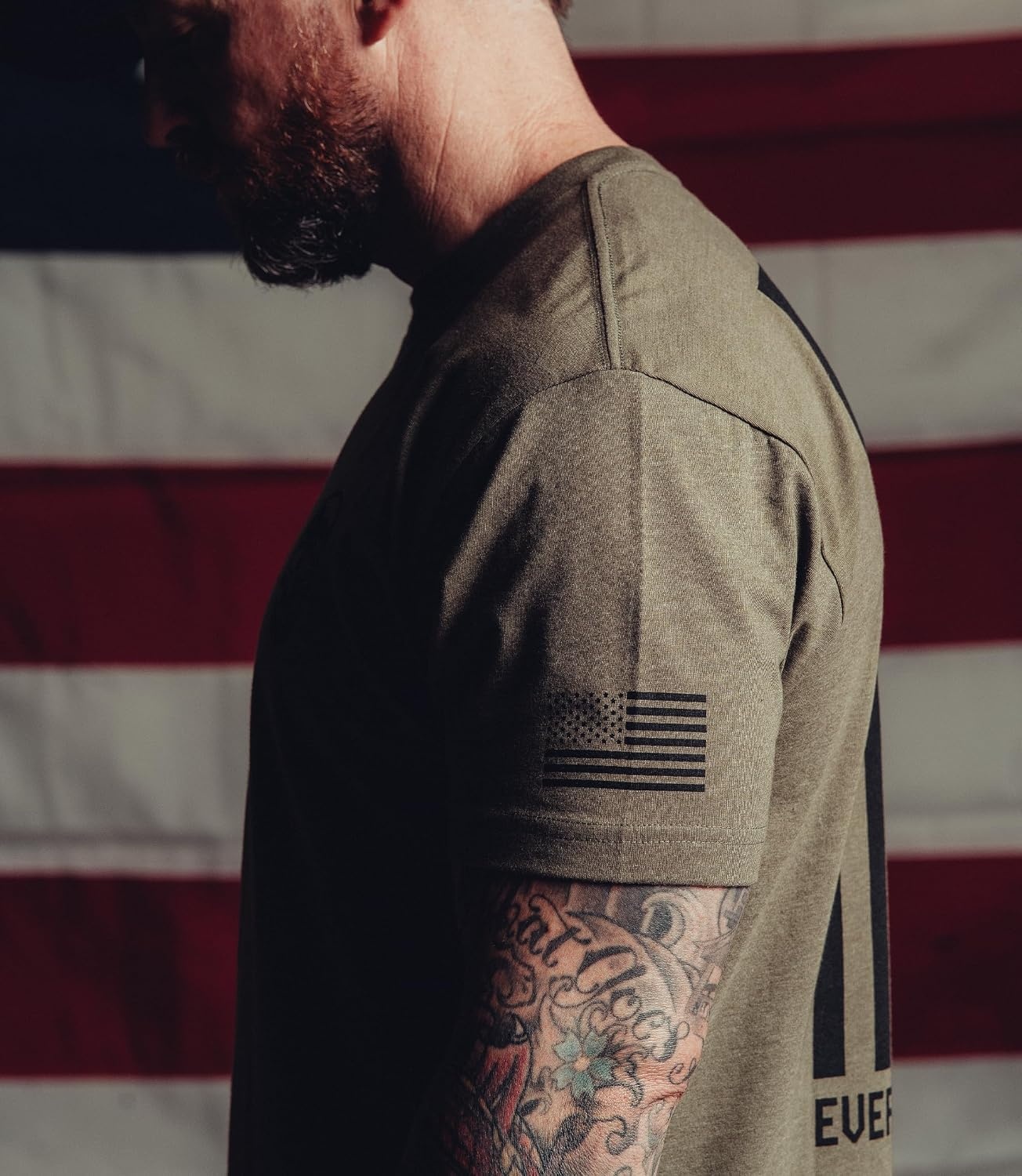 image:imageGymreapers Valor Moisture Wicking TShirts for Men Short Sleeve Workout Gym Shirts Running Athletic Tees amp Dry Fit TshirtMilitary Green