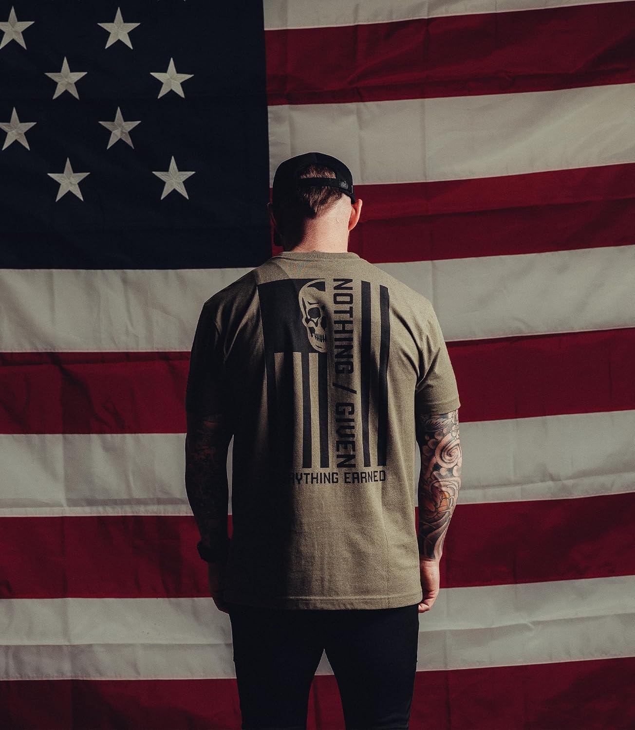 image:imageGymreapers Valor Moisture Wicking TShirts for Men Short Sleeve Workout Gym Shirts Running Athletic Tees amp Dry Fit TshirtMilitary Green