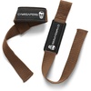 Gymreapers Lifting Wrist Straps for Weightlifting, Bodybuilding, Powerlifting, Strength Training, & Deadlifts – Padded Neoprene with 18 inch Cotton(Brown)