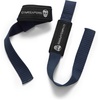 Gymreapers Lifting Wrist Straps for Weightlifting, Bodybuilding, Powerlifting, Strength Training, & Deadlifts – Padded Neoprene with 18 inch Cotton(Navy)