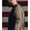 Gymreapers Valor Moisture Wicking T-Shirts for Men – Short Sleeve Workout Gym Shirts – Running Athletic Tees & Dry Fit Tshirt(Military Green)