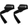 Gymreapers Lifting Wrist Straps for Weightlifting, Bodybuilding, Powerlifting, Strength Training, & Deadlifts – Padded Neoprene with 18 inch Cotton(Black)