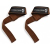 Gymreapers Lifting Wrist Straps for Weightlifting, Bodybuilding, Powerlifting, Strength Training, & Deadlifts – Padded Neoprene with 18 inch Cotton(Brown)
