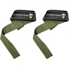 Gymreapers Lifting Wrist Straps for Weightlifting, Bodybuilding, Powerlifting, Strength Training, & Deadlifts – Padded Neoprene with 18 inch Cotton(Military Green)