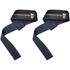 Gymreapers Lifting Wrist Straps for Weightlifting, Bodybuilding, Powerlifting, Strength Training, & Deadlifts – Padded Neoprene with 18 inch Cotton(Navy)