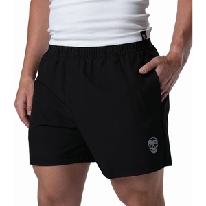 Gymreapers Conquer Mens Gym Shorts – Athletic Workout Training Shorts for Men, Quick Dry Stretch Pockets, Linerless 5″ 7″ 9″(Black)