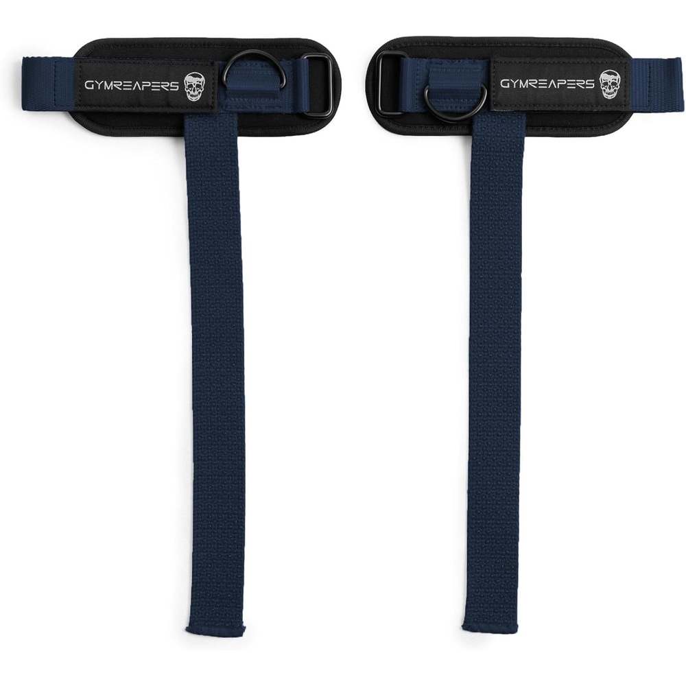 image:imageGymreapers GripLink Lifting Straps  Heavy Duty DRing Weight Lifting Wrist Straps with AntiSlip Silicone Grip Beads Adjustable Support for Deadlifts Powerlifting Cable Machines amp Gym TrainingNavy