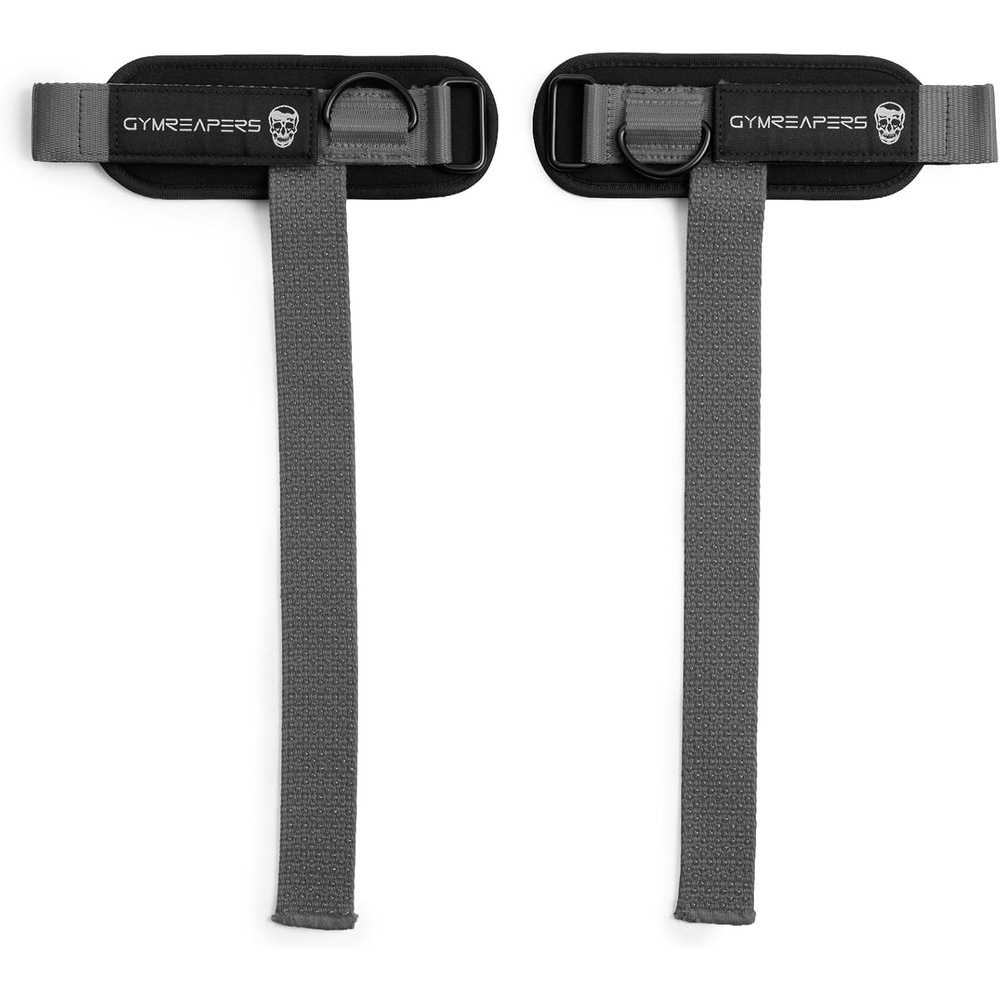 image:imageGymreapers GripLink Lifting Straps  Heavy Duty DRing Weight Lifting Wrist Straps with AntiSlip Silicone Grip Beads Adjustable Support for Deadlifts Powerlifting Cable Machines amp Gym TrainingGray