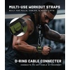Gymreapers GripLink Lifting Straps – Heavy Duty D-Ring Weight Lifting Wrist Straps with Anti-Slip Silicone Grip Beads, Adjustable Support for Deadlifts, Powerlifting, Cable Machines & Gym Training(Green)